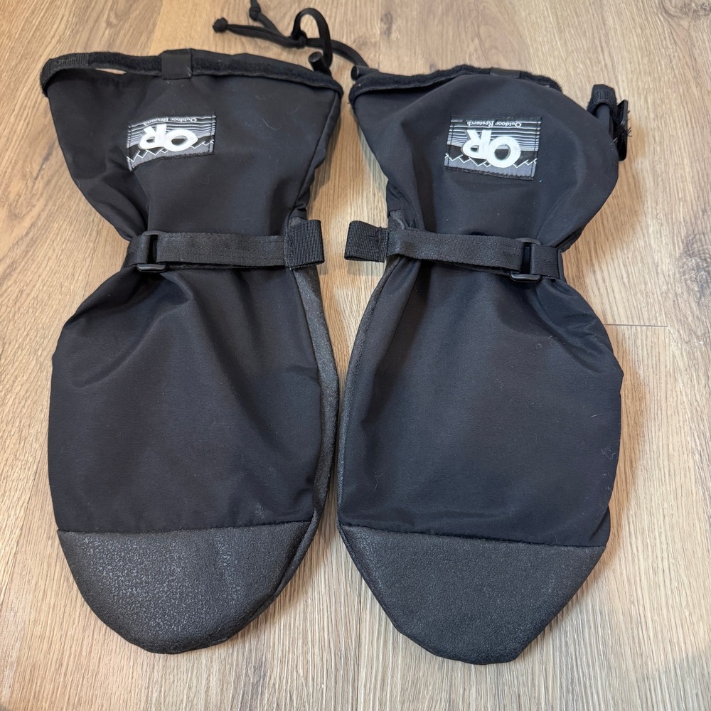 Outdoor Research Gore-Tex Modular Mitt XL Black Waterproof Mittens With Liners